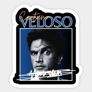 Caetano veloso///original retro Sticker